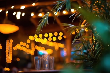 Blurred tropical beach background. Summer vacation.