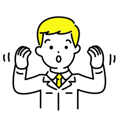 かわいい人物のイラストシリーズ _ 男性のエンジニア _ 誘導　