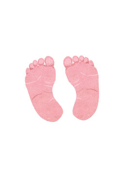 Babies footprints 