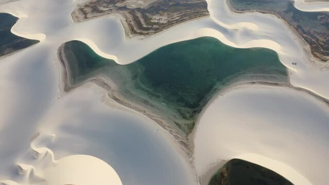 Kitesurf en Lencois maranhenses. Brasil 