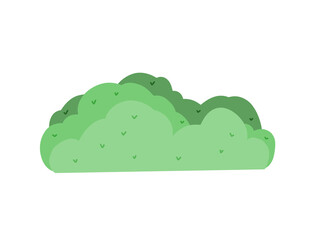 The bush icon. Simple flat illustration