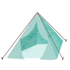 illustration of a tent