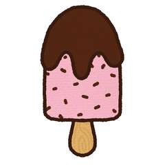 strawberry chocolate chip ice cream