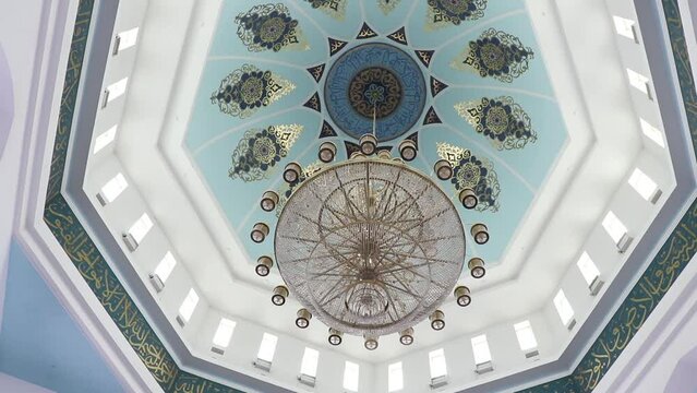 beautiful mosque ceiling