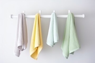 towels hanging on a clothesline, ai generative