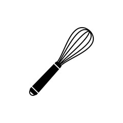 Balloon whisk for mixing and whisking flat vector icon for cooking apps and websites.