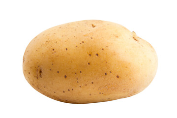 potato, isolated on white background, full depth of field