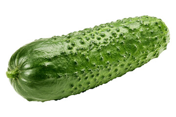 cucumber isolated on white background, full depth of field