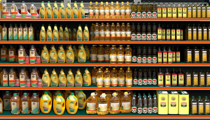 Cooking oil on shelf

Suitable for presenting new products and new packaging among many others.