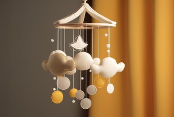 chandelier on the wall, generative ai