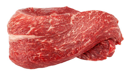 meat, beef, isolated on white background, full depth of field