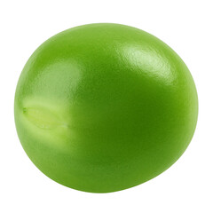 green Pea, isolated on white background, full depth of field
