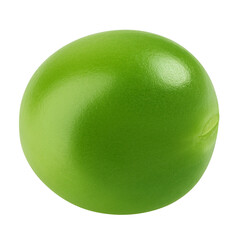 green Pea, isolated on white background, full depth of field