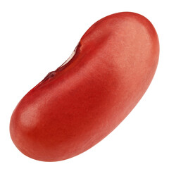 red kidney bean, isolated on white background, full depth of field