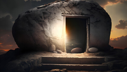A door to the tomb of jesus christ
