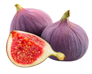 fig isolated on white background, full depth of field
