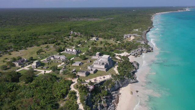 Ruinas de Tulum, Quintana Roo, M&eacute;xico. 