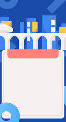 House building vector concept operation hand drawn illustration
