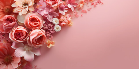 Fototapeta premium Celebrating Motherhood: Happy Mother's Day with Plenty of Space for Your Message