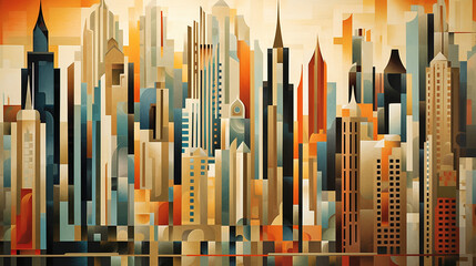 Abstract Cityscape