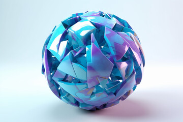 Glass Symphonies: The Artistic Impact of a Shattered Sphere, generative ai