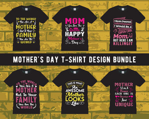 Happy Mothers Day T shirt, Mothers day t shirt bundle, mothers day t shirt vector