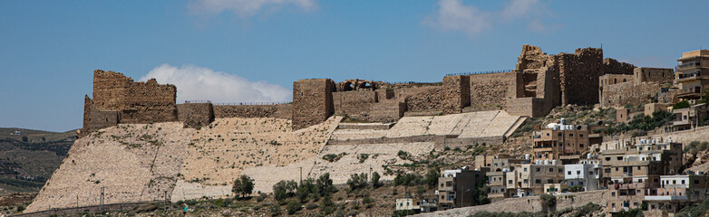 Kerak Castle (Crusader Castle), a medieval castle in Jordan