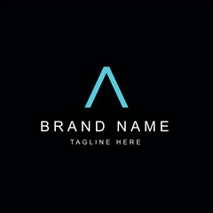 Simple Letter A Logo Design