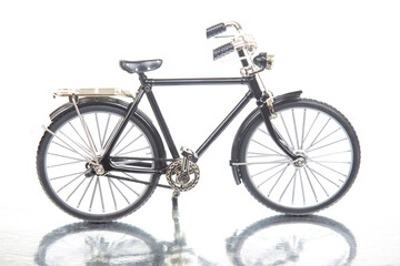 road bike model on a white background. transport for travel