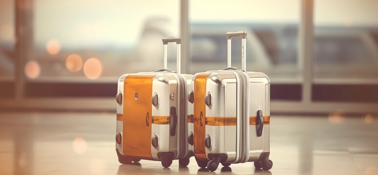 Two suitcases, generative ai