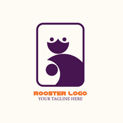 Rooster logo design for company's by illustrator