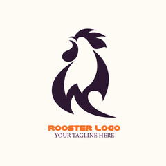 Fototapeta premium Rooster logo design for company's by illustrator