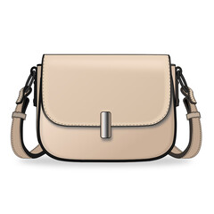 leather bag cartoon illustration design