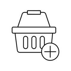 Add to basket Vector Icon

