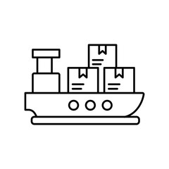Freight Vector Icon

