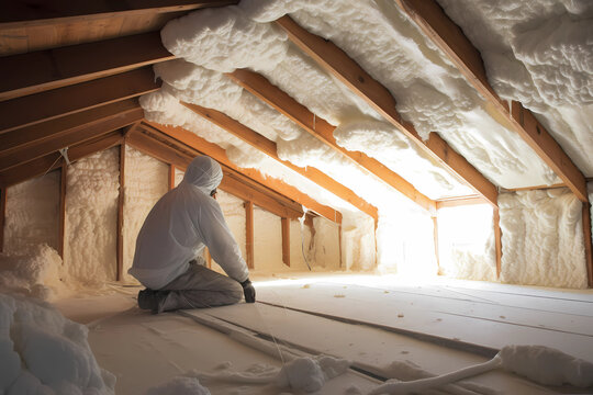 Installing Insulation on Roof - Home Improvement
