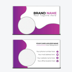 Minimalist vector business cards and modern and creative templates and corporate clean business card layout design.