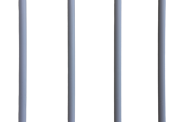 Lines of electric wires laid in a plastic casing on the wall, isolated on a white background