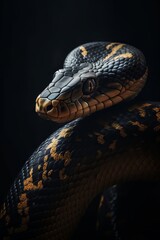 Golden Snake Close up