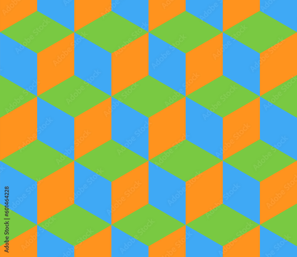 Poster abstract repeating seamless geometric pattern