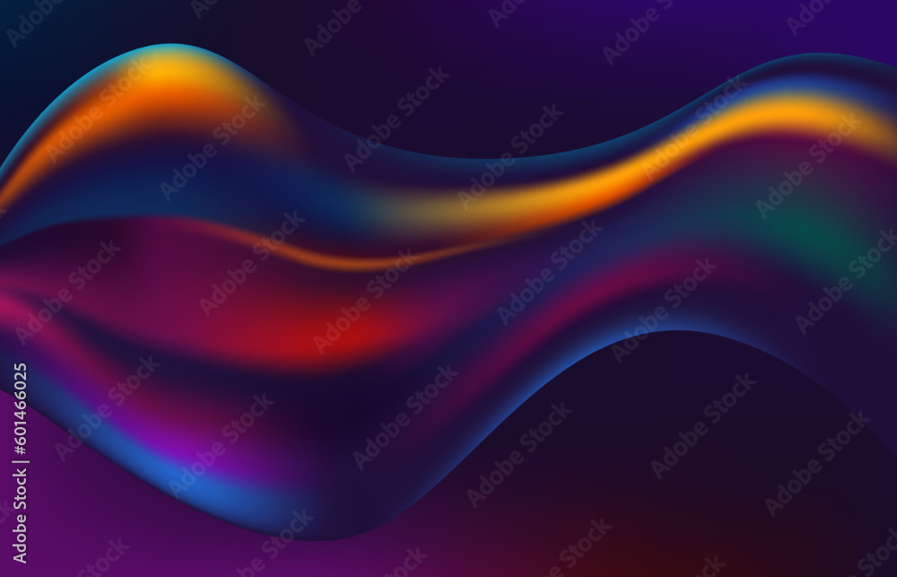 Poster abstract vector multicolored vivid background