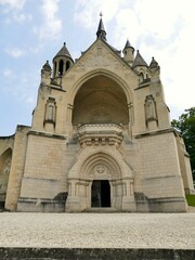 Fototapeta na wymiar Le mémorial des batailles de la Marne dans le parc du château de Dormans dans la Marne