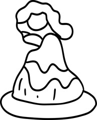 Doodle volcano wruption