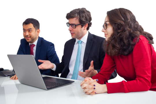 Executive meeting, questioning