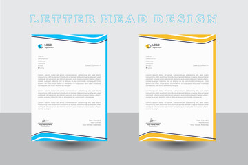 business letterhead design template