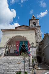 Fornelli. Molise. The church of San Michele Arcangelo