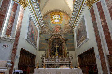 Isernia, Molise. The Cathedral of St. Peter the Apostle
