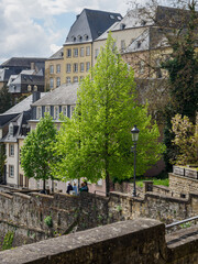Fototapeta na wymiar Die Altstadt von Kuxemburg