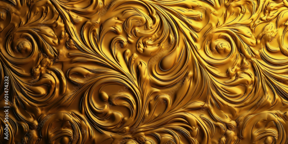 Poster an elegant gold motif adorns this wallpaper, its abstract design shaped into a seamless ornament. th