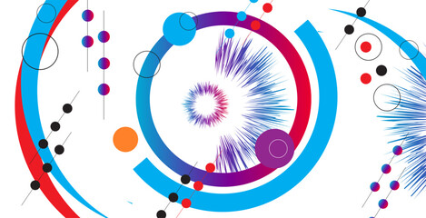 Fototapeta premium Abstract Creative colorful cover design. Social media banner Background. Editable template for post, blog, sale and promotion. lines arts template design for web and mobile app. Modern-colored shapes,